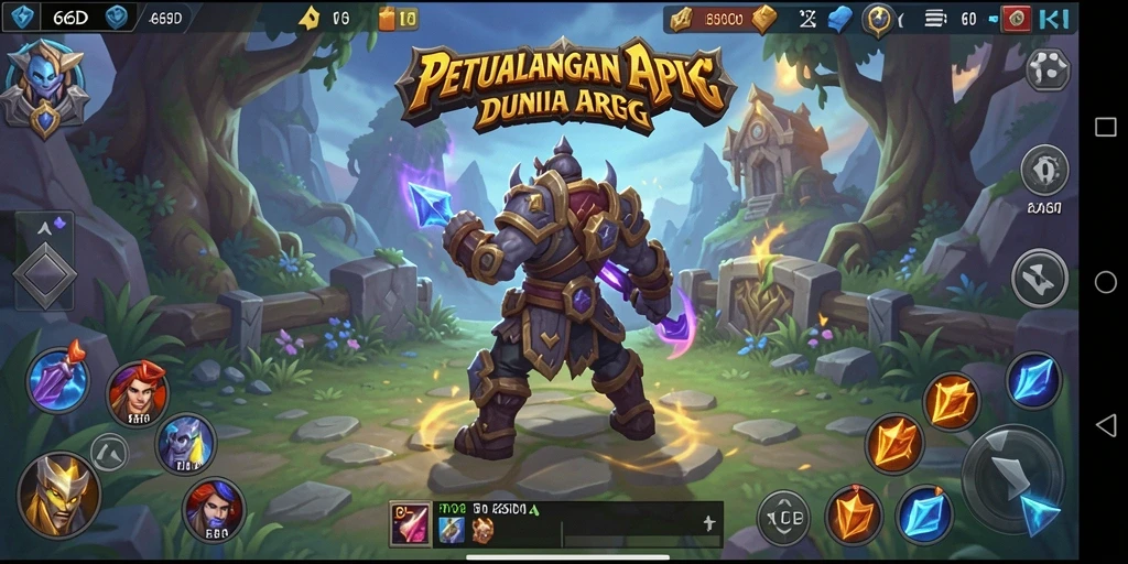Screenshot gameplay 66D menampilkan aksi seru dan pertarungan mendebarkan.