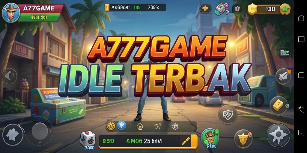Tampilan gameplay menarik A777GAME dengan elemen Idle yang memukau.