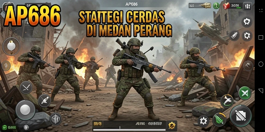 Tampilan menawan dari gameplay yang strategis dan menantang.