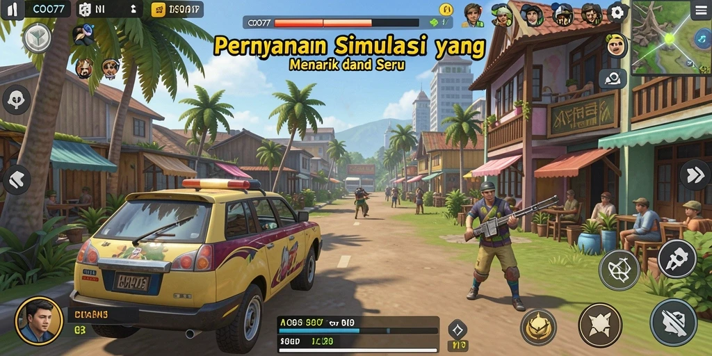 Screenshot dari gameplay COO77 yang seru dan interaktif.