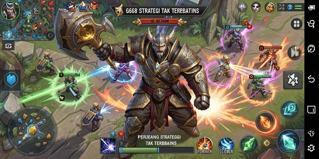 Tampilan gameplay G668 yang mendebarkan dan menantang.