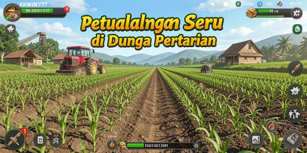 Tampilan gameplay menarik dari KKWIN777 di dunia pertanian.