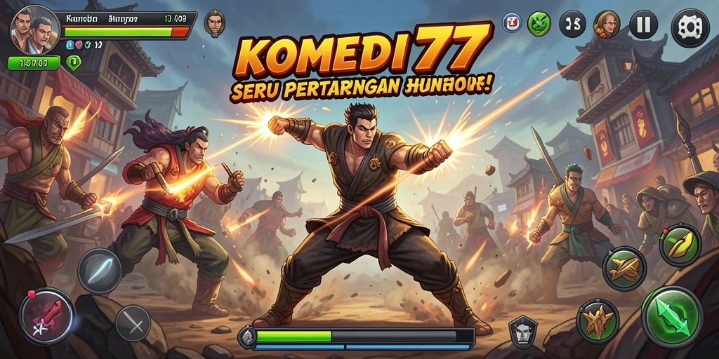 Gameplay seru dan lucu di KOMEDI77 yang menawarkan pertarungan unik.