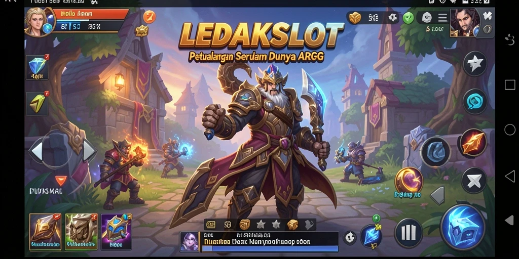 Tampilan gameplay petualangan seru dalam LEDAKSLOT.