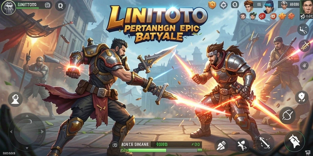 Gameplay seru dan penuh aksi dari LINITOTO dalam Battle Royale.