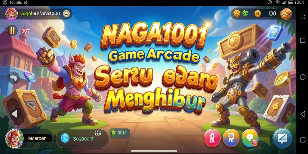 Tampilan seru dari gameplay NAGA1001 yang menantang.