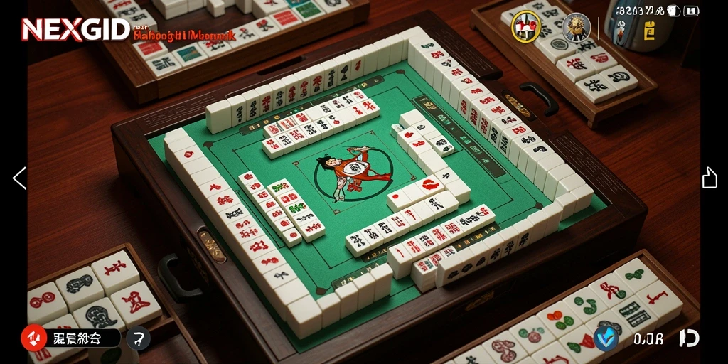 Screenshot gameplay NEXGID menampilkan tantangan Mahjong yang menarik.