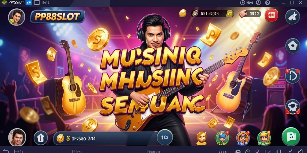 Tampilan mengesankan dari gameplay PP8SLOT yang penuh musik.