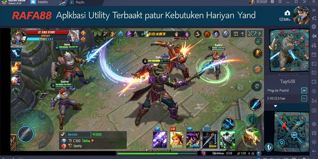Tampilan antarmuka RAFA88 yang user-friendly dan fungsional.