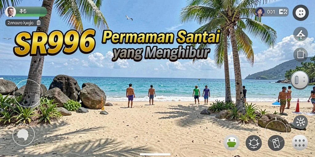 Tampilan gameplay SR996 yang ceria dan menghibur.