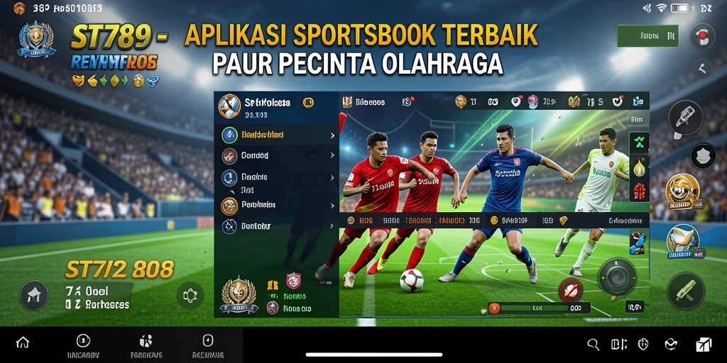 Screenshot ST789 menampilkan fitur taruhan olahraga yang menarik.