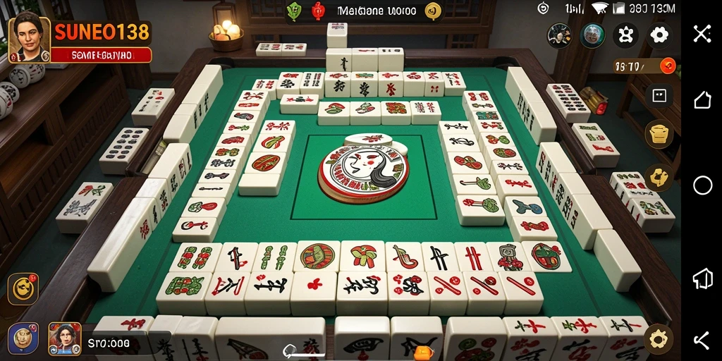 Tangkapan layar utama SUNEO138 dengan gameplay Mahjong yang seru.