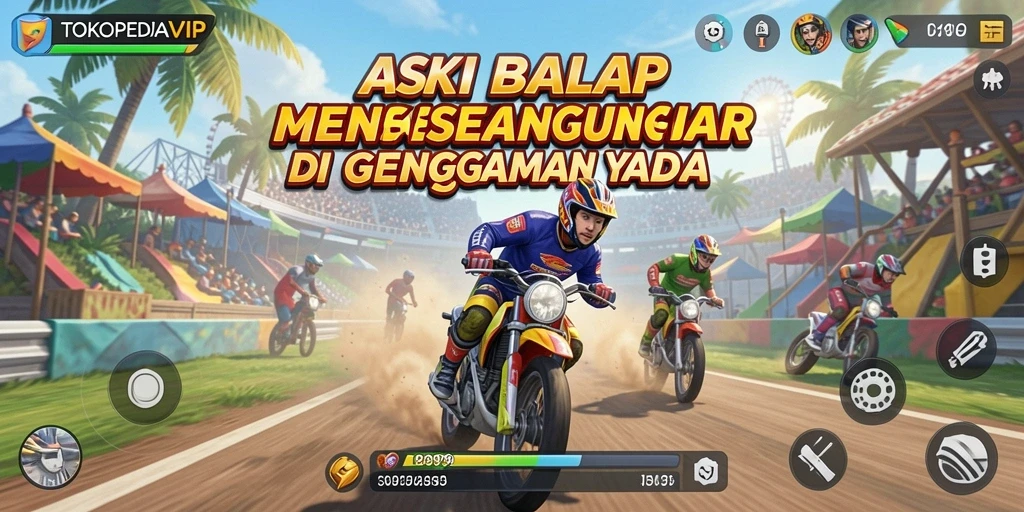 Gameplay seru dan adrenalin tinggi dalam TOKOPEDIAVIP.