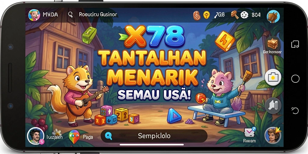 Tampilan gameplay X78 yang menantang dan interaktif.